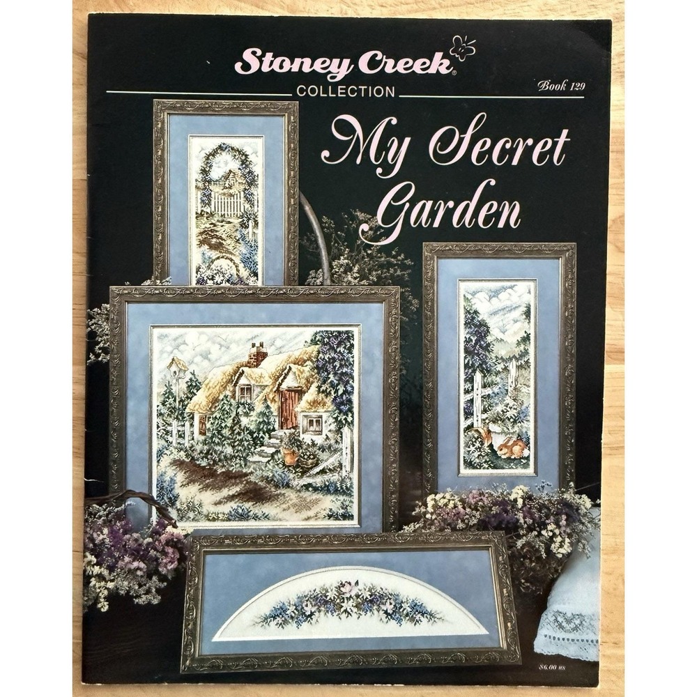 Stoney Creek My Secret Garden Cross Stitch Pattern Booklet 129 First Printing